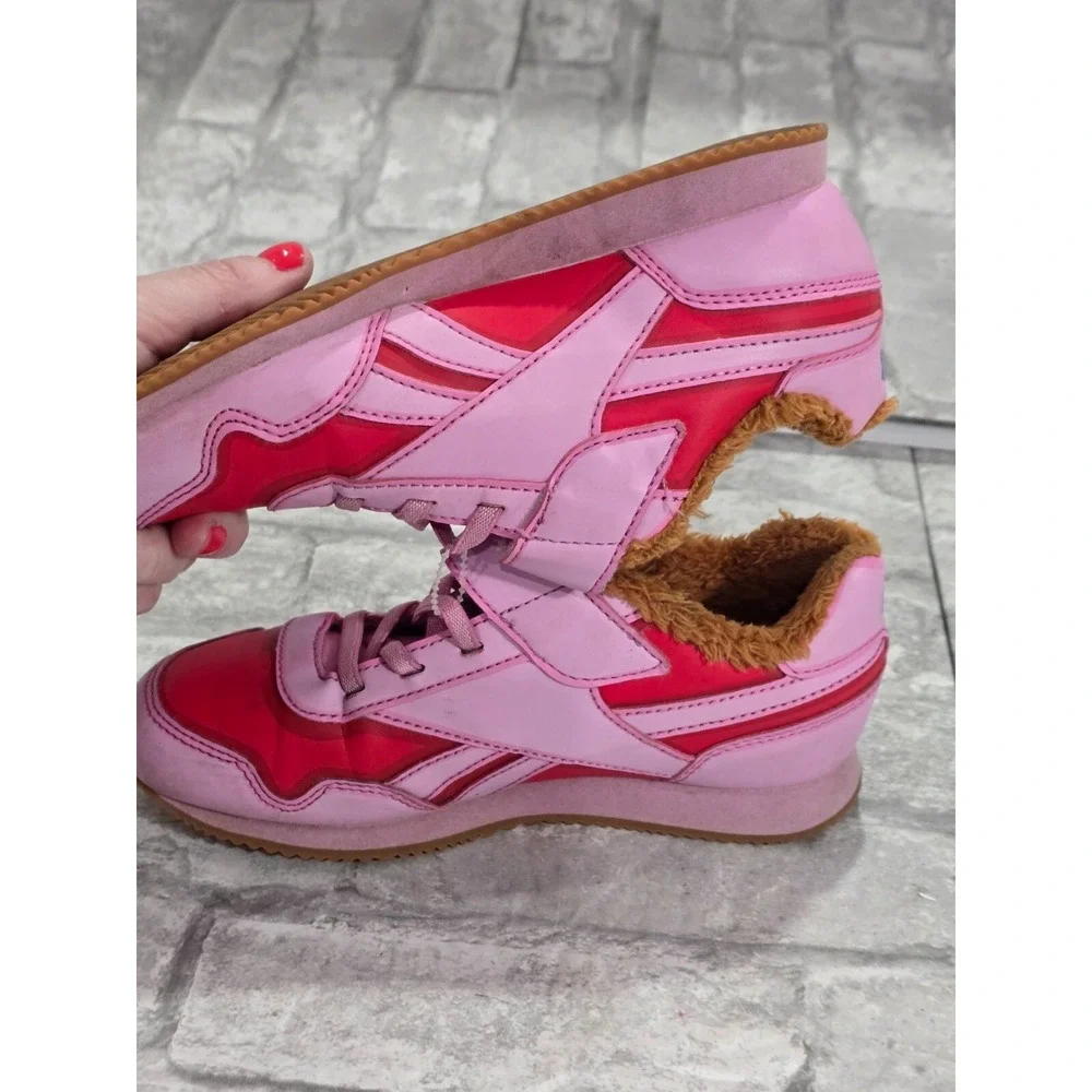REEBOK Peppa Pig Classic Jogger 3‎ Pink Red Kids Sneakers Shoes Toddler Sz US 1